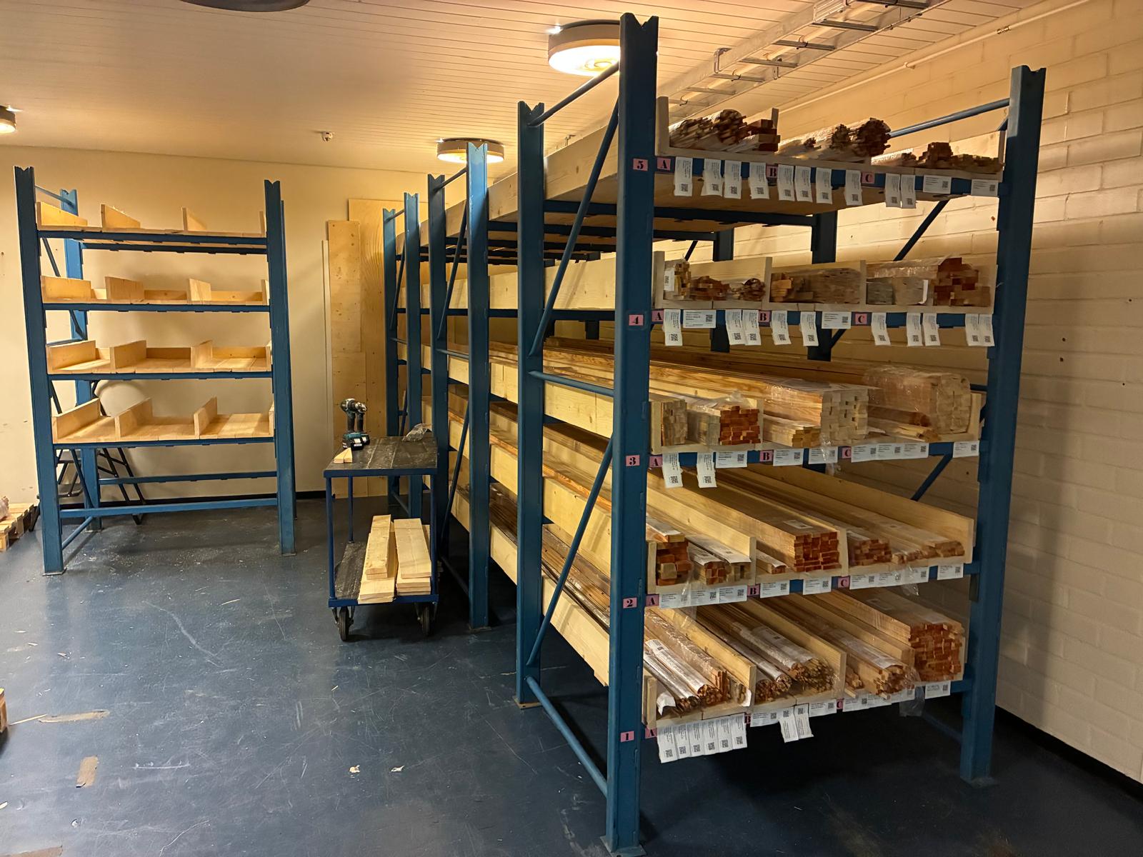 Wood shelf